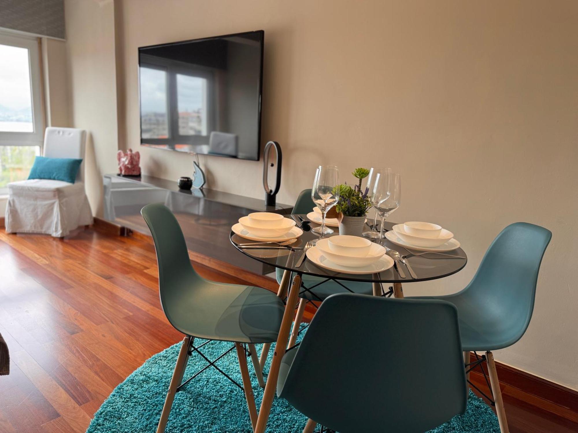 Apartamento Con Vistas Santander Esterno foto
