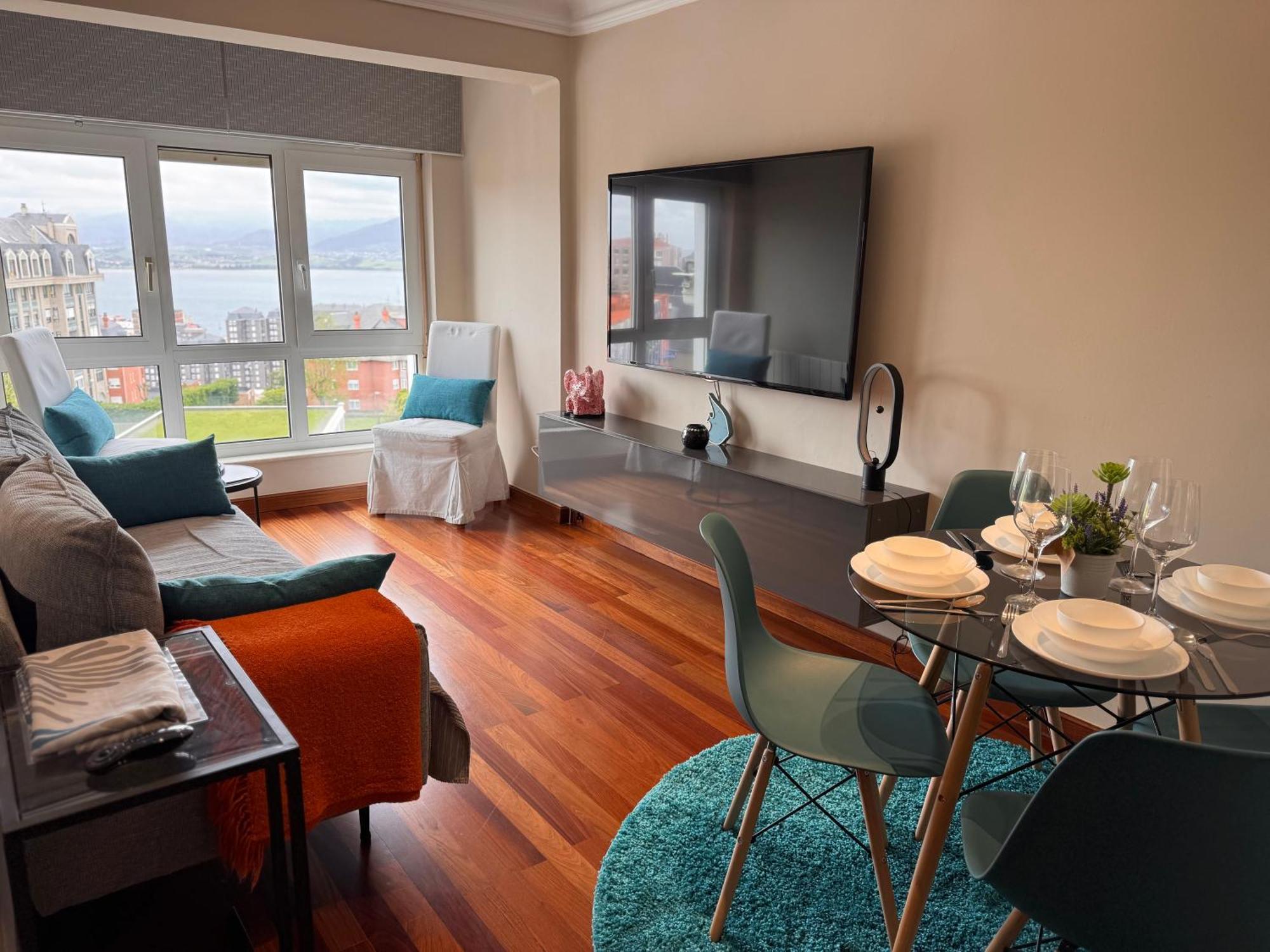 Apartamento Con Vistas Santander Esterno foto